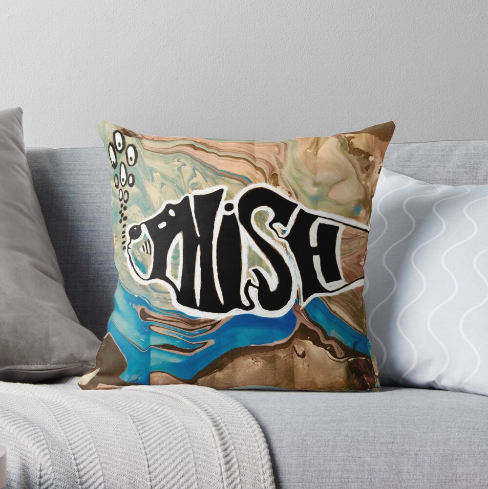 Phish Band Logo Throw Pillow